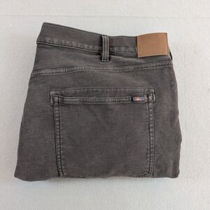 Faherty Pants Mens 44x31 Straight Fit Casual Chinos Faded Black